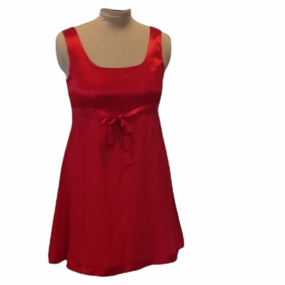 Metropolitan red mini dress sleeveless size 10 - Picture 1 of 10